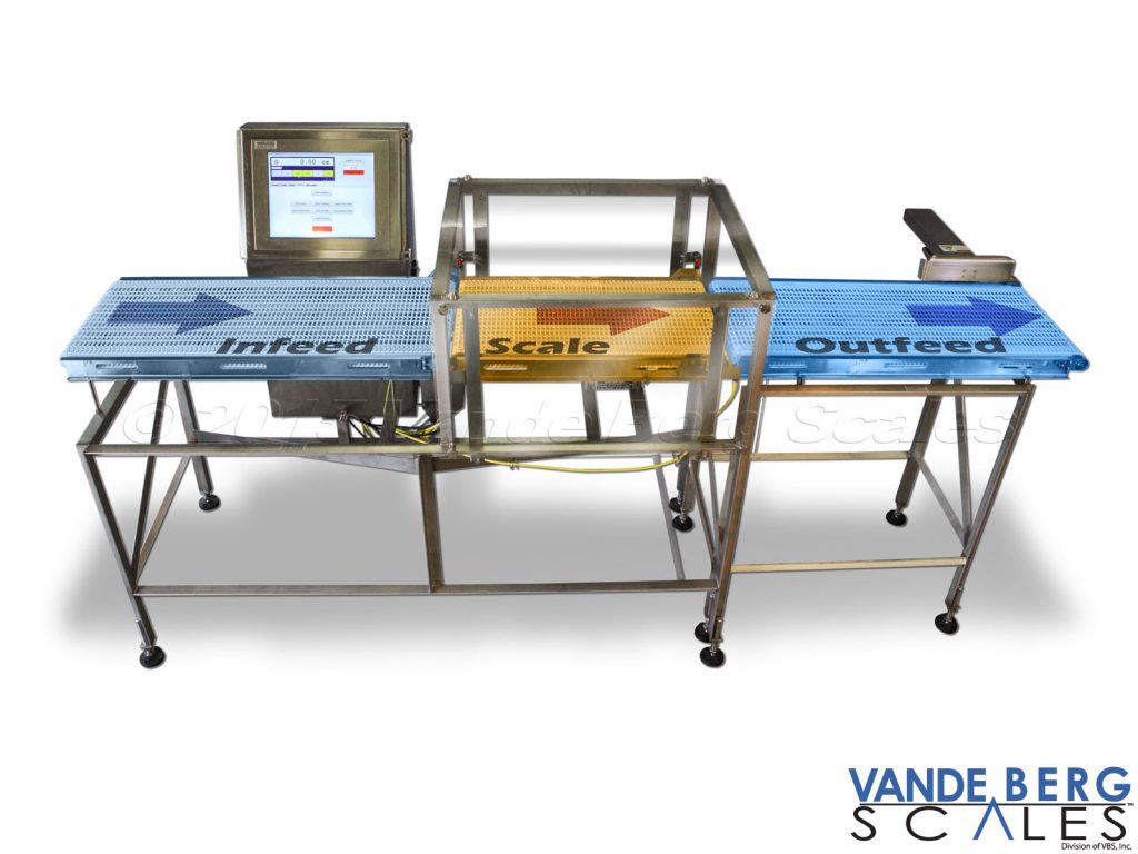 checkweigher infeed outfeed scale diagram