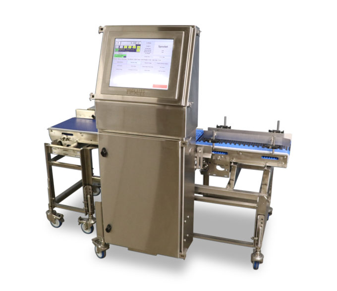Ecoline Checkweigher with SDS-1700 touchscreen & divert.